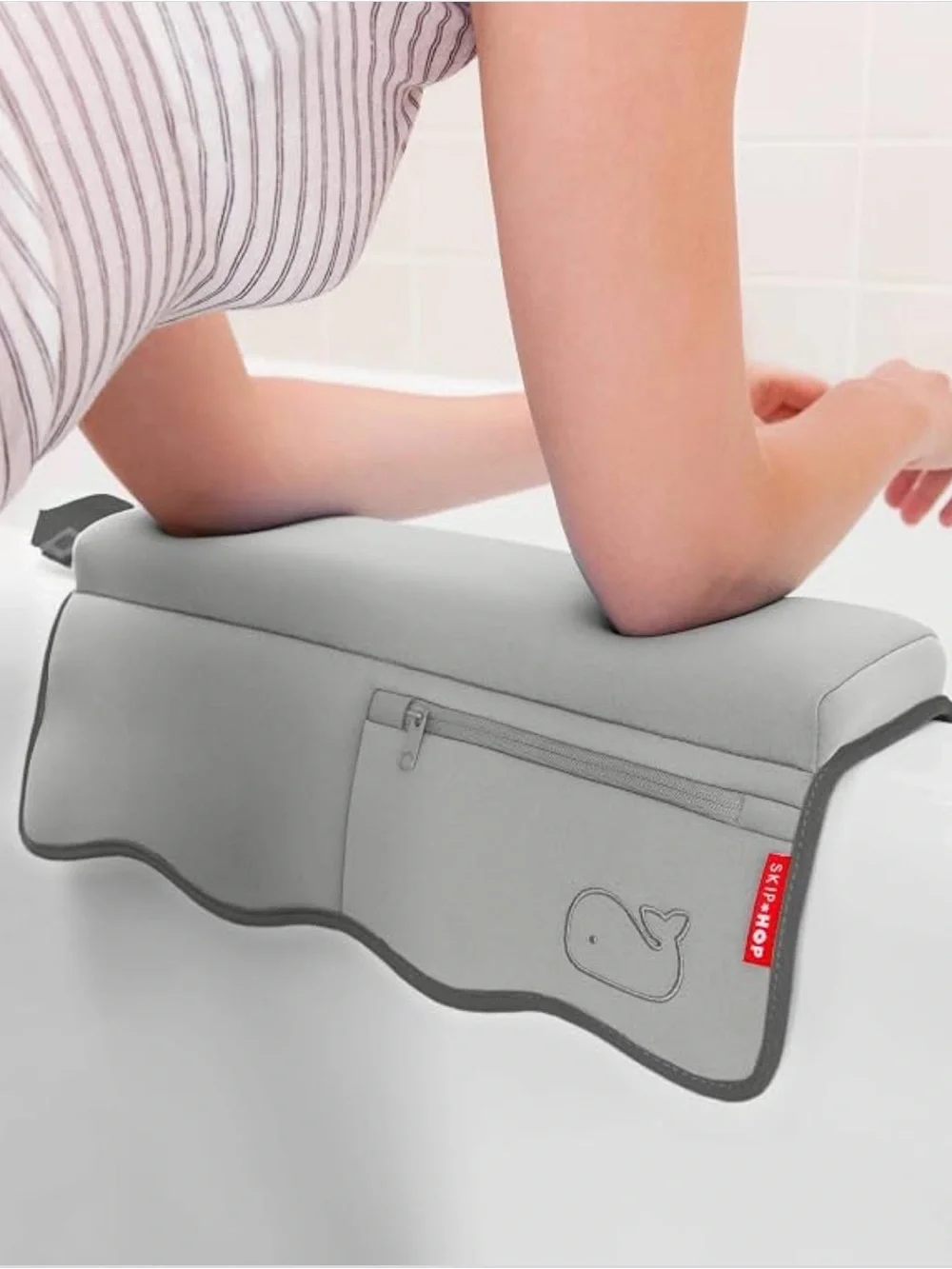 NWT - Skip Hop Gray Whale Bath Set - Gray